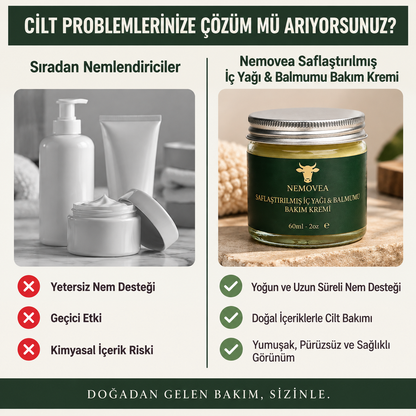 Saflaştırılmış İç Yağı & Balmumu Bakım Kremi